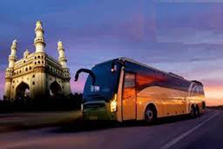 hyderabad bus rental, bus rental in hyderabad, 22, 28, 35, 40, 50 seater bus available for rent, outstation bus rental